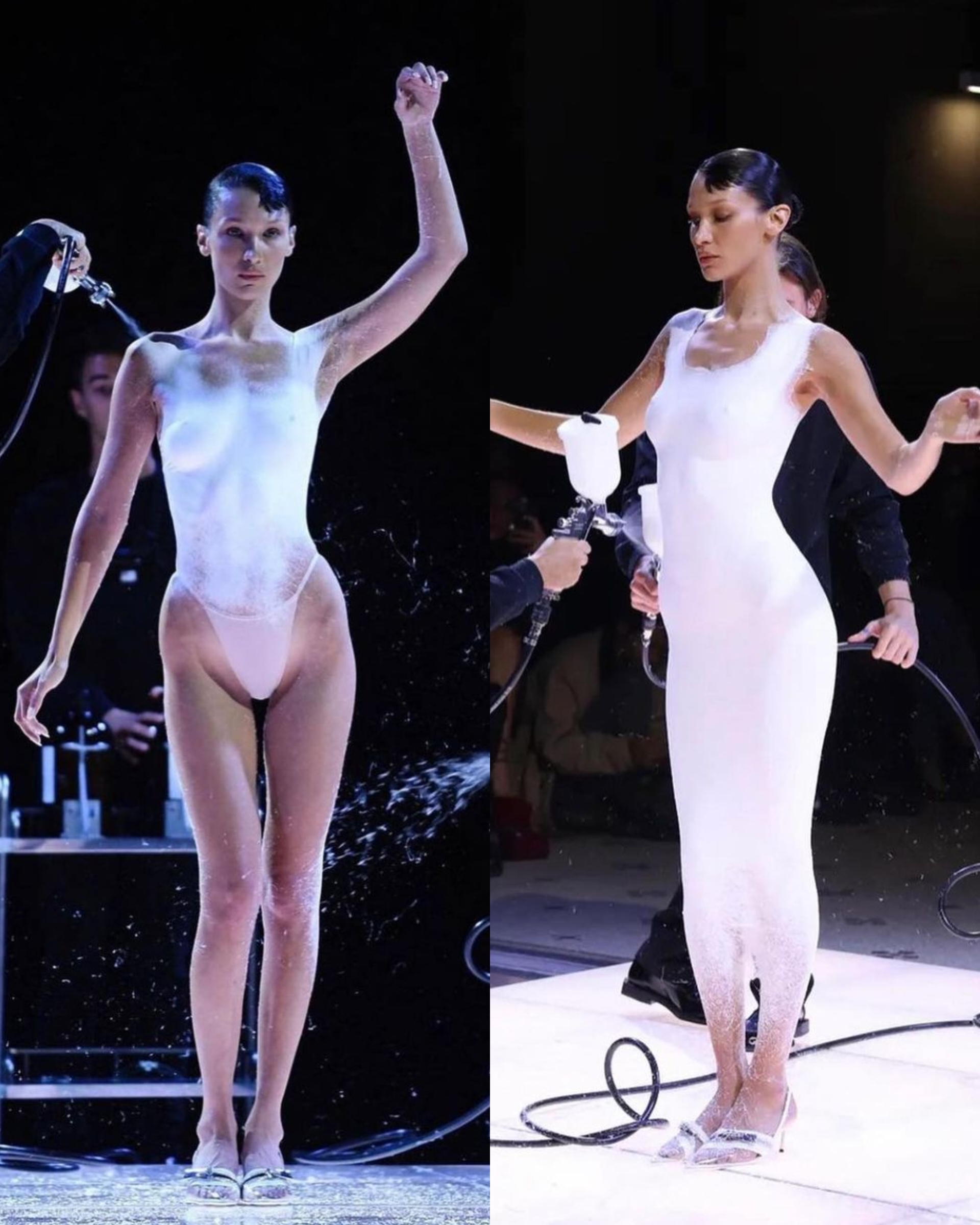 Bella Hadid at Coperni Spring/Summer 2023