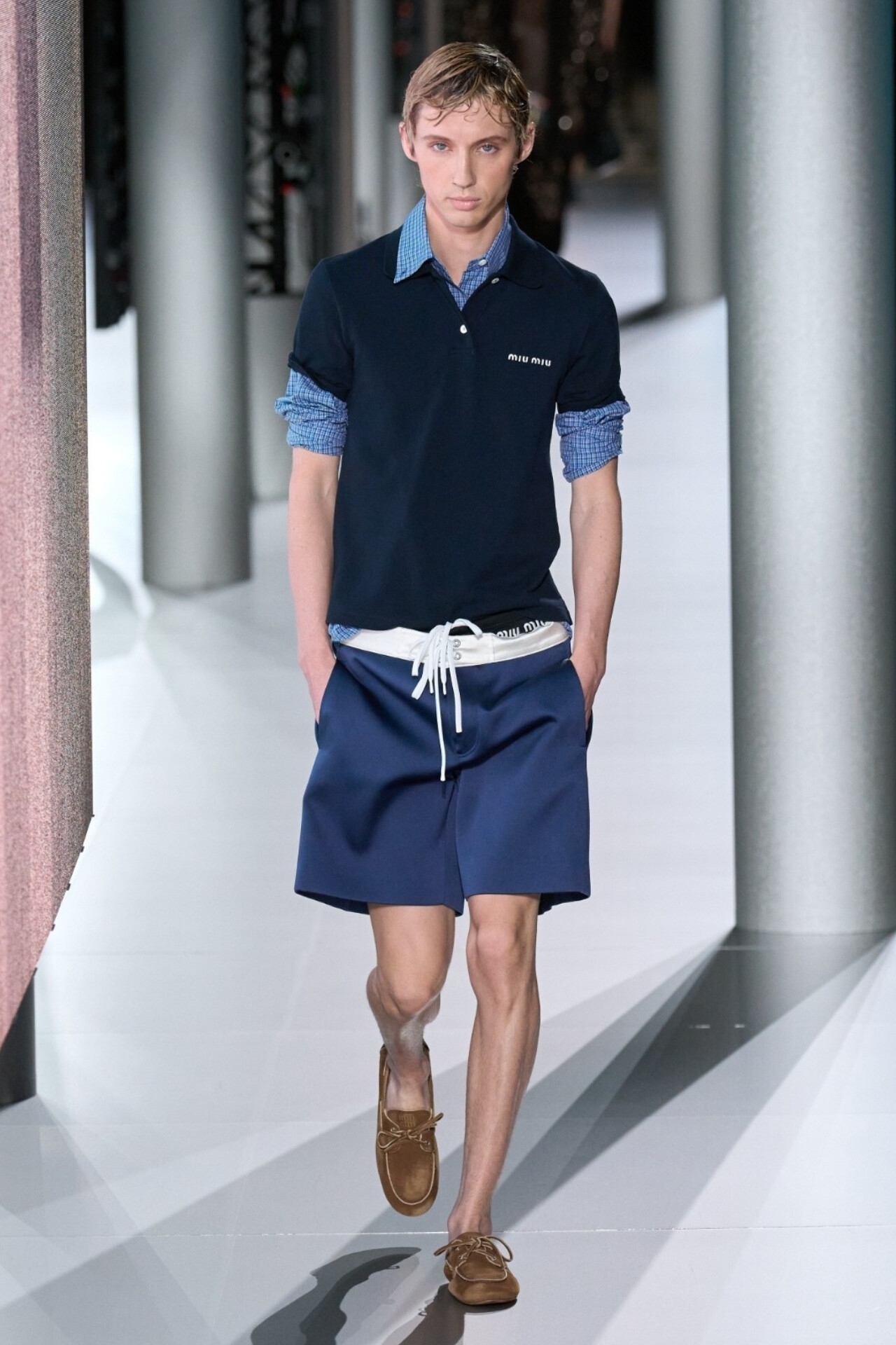 Troye Sivan at Miu Miu SS24