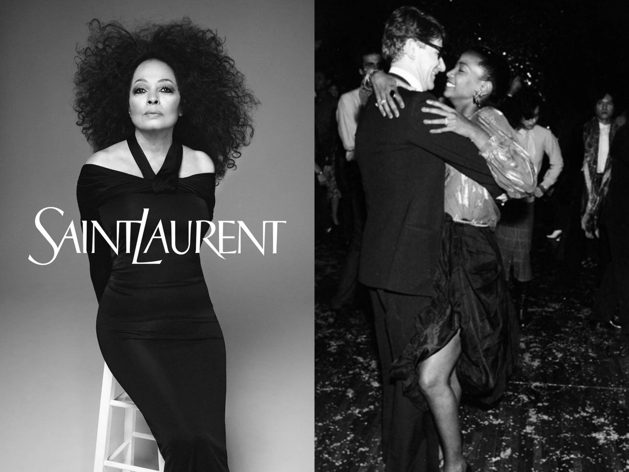 Diana Ross for Saint Laurent
