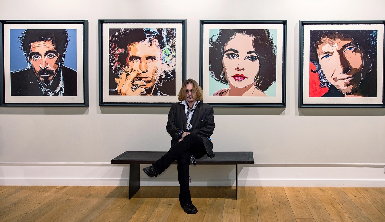 Johnny Depp, Johnny Depp art, Johnny Depp amber heard, Johnny Depp trial, Johnny Depp ig