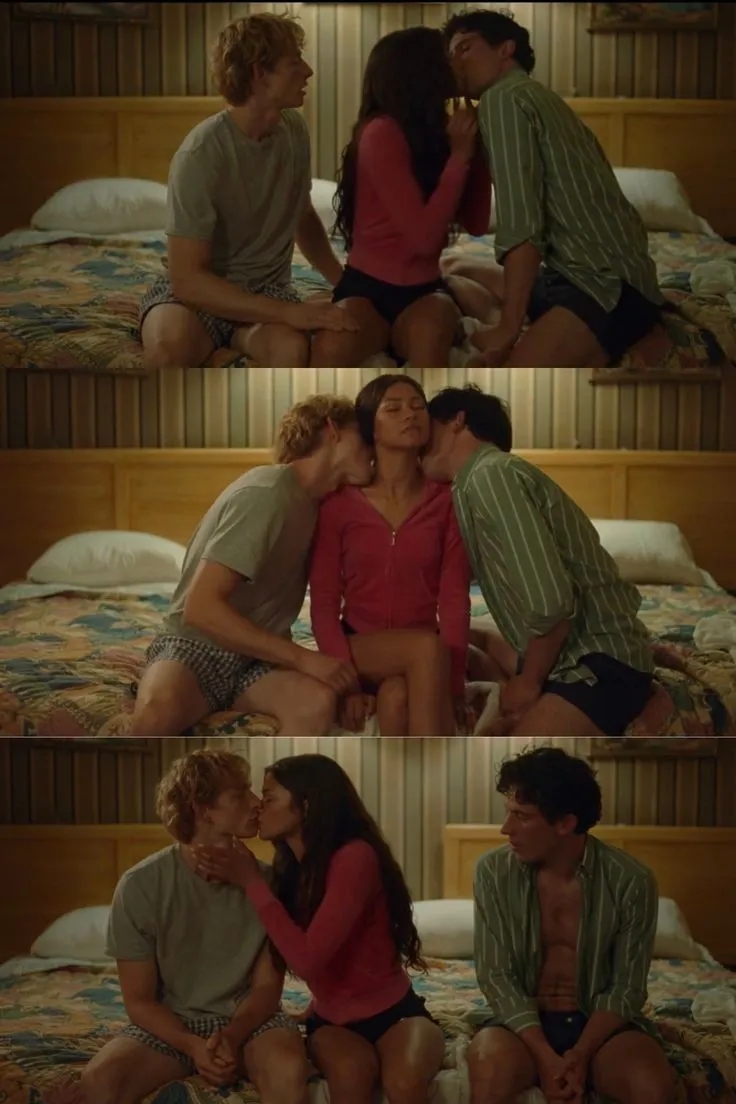 CHALLENGERS movie threesome scene