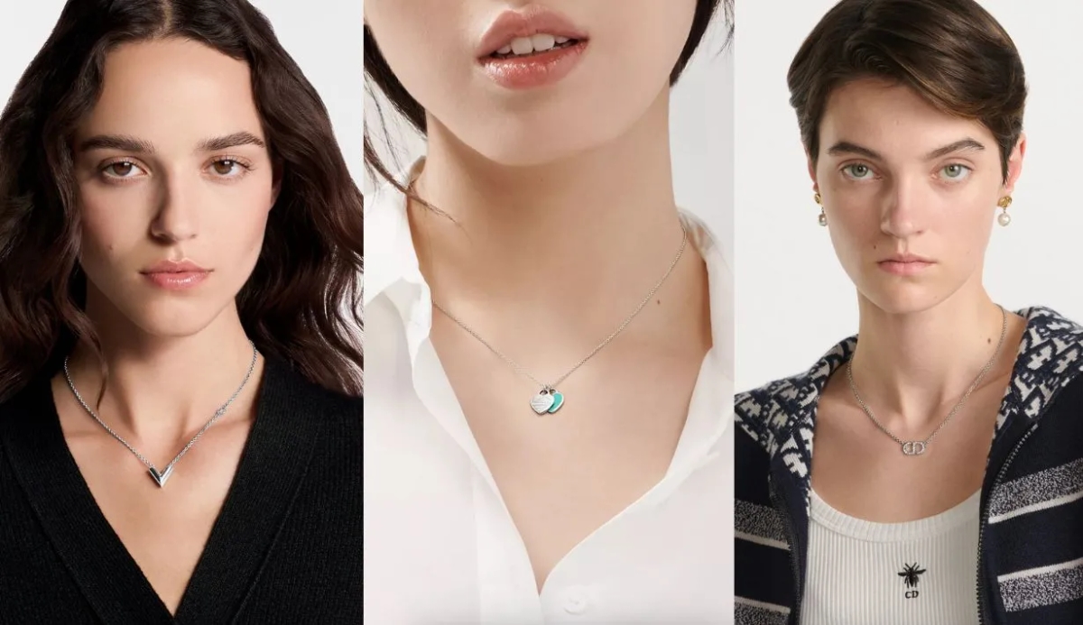 สร้อยคอ สีเงิน