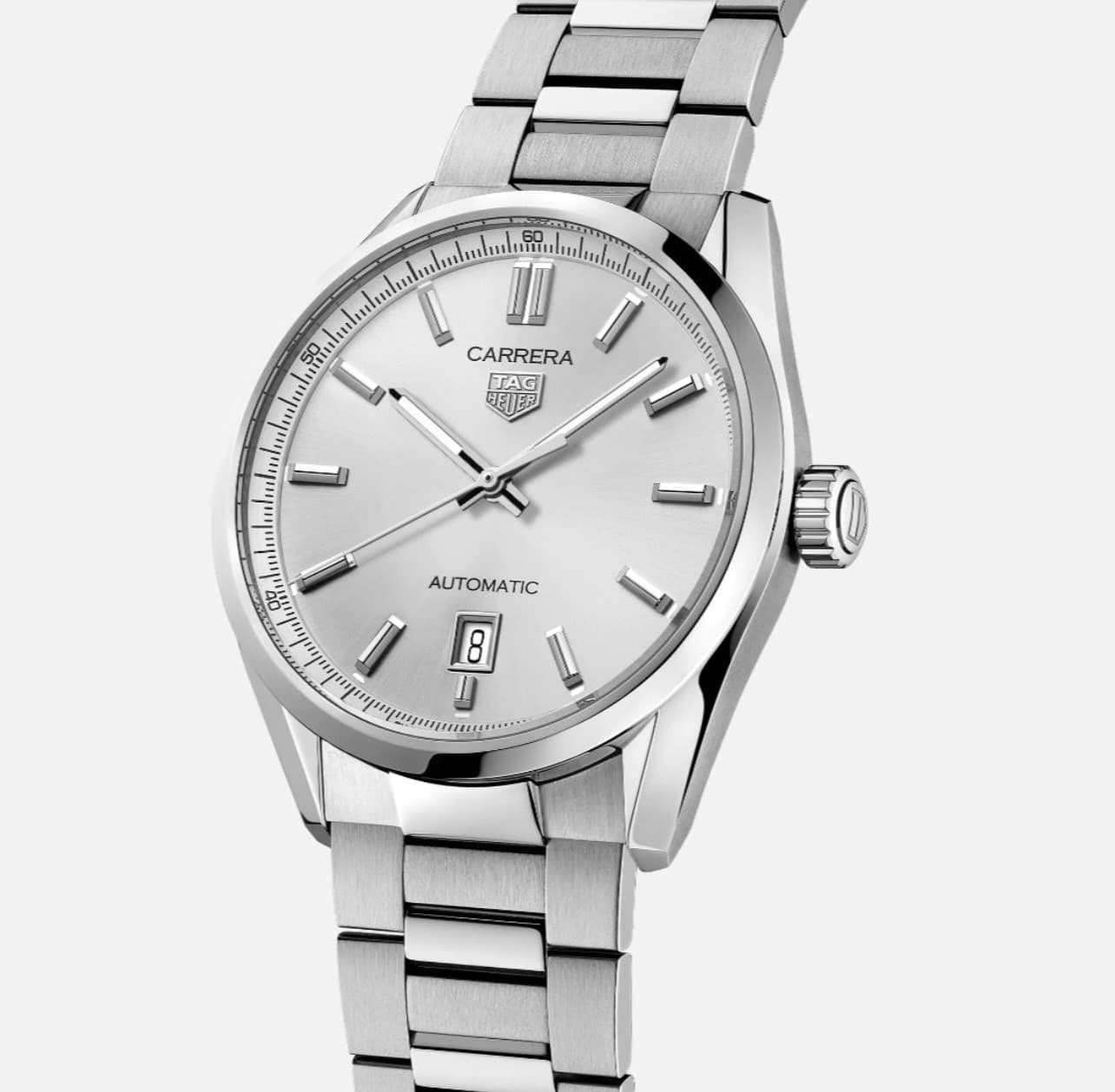 TAG Heuer Carrera Three Hands Silver