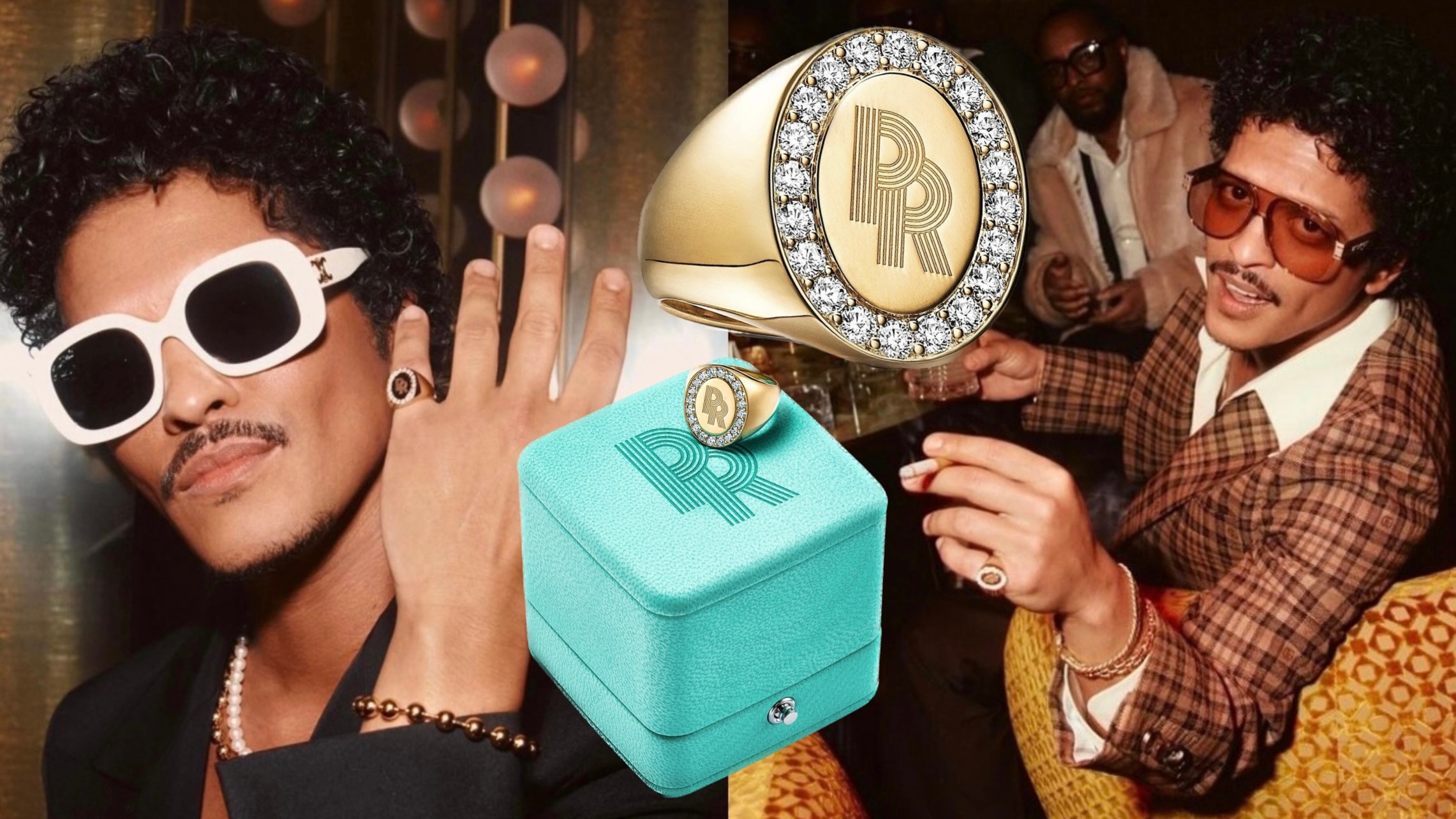 bruno-mars-tiffany-and-co-the-pinky-ring-1970s-jewelry-opening-bar-las-vegas-2024
